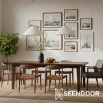 Load image into Gallery viewer, Nordlys Linen Fabric Oversized Scalloped Pendant Light for Living Room &amp; Dining Area
