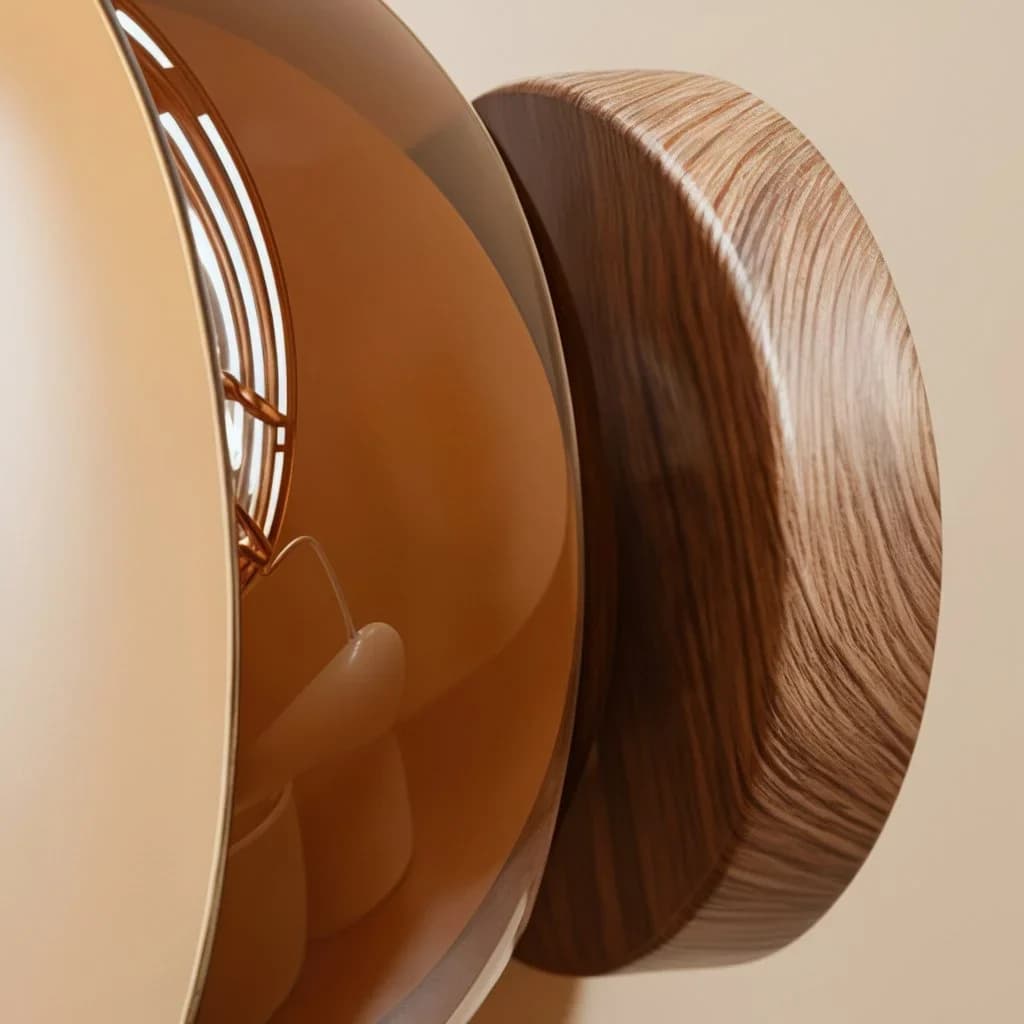 Lucy Vintage acryl plafondlamp met opbouwmontage