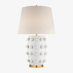 Load image into Gallery viewer, Luminex Sculptural Detail Contemporary Table Lamp for Entryways and Living Spaces