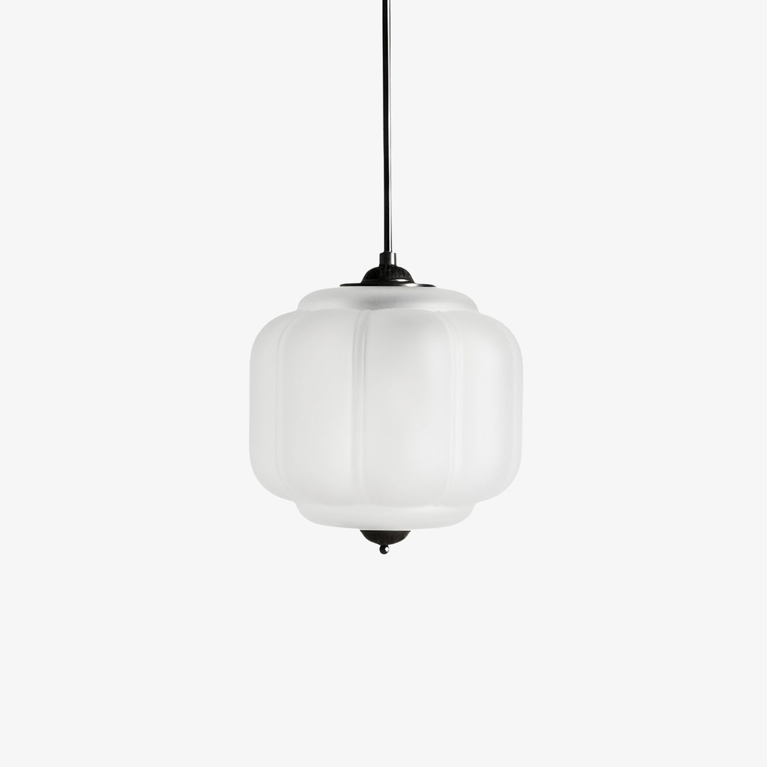 Eloise Vintage Glas Kronleuchter – Milchglas Wohnakzent