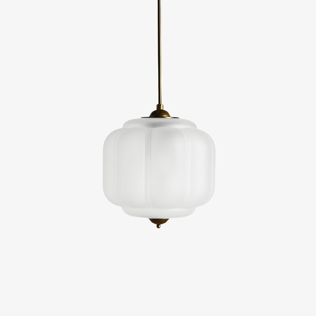 Eloise Vintage Glas Kronleuchter – Milchglas Wohnakzent