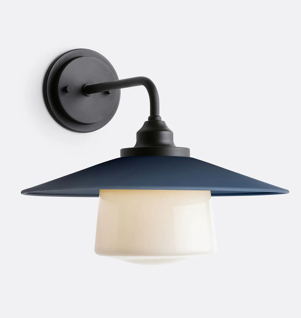 Applique Cordax Ispirata all’Utilità - Metallo e Vetro per Decorazione Interna ed Esterna