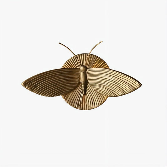 Aplique de Pared con Forma de Polilla Mothriel - Diseño Escultórico Lámpara Decorativa para Dormitorio