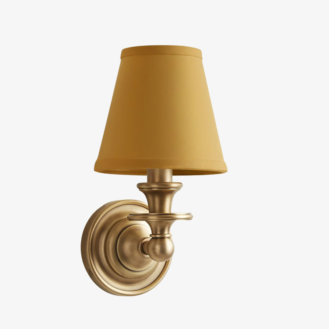 Kalvora Geometric Fabric Wall Lamp for Living Room & Entryway