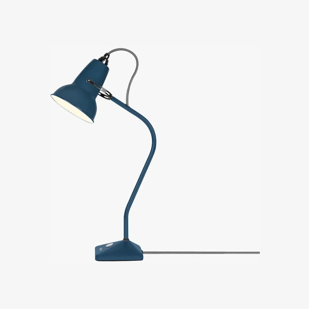 Mini lampe de table Modryx – Base pyramide design classique patrimonial pour la maison