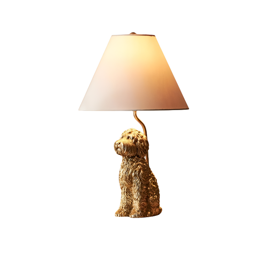Figurine Animalière Pawdia – Lampe de Table en Polyrésine pour Chambre et Salon
