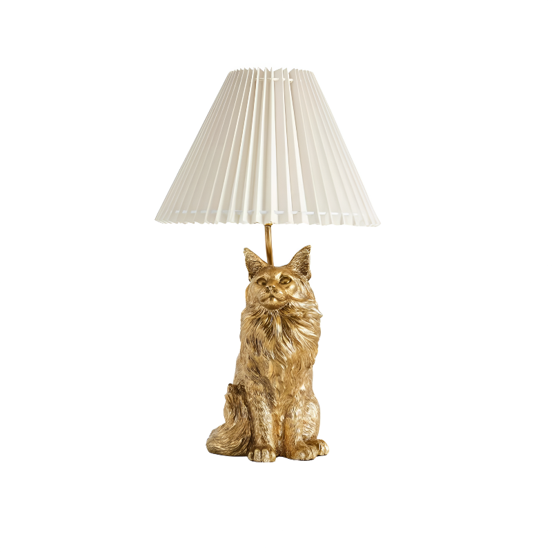 Pawdia Unieke Tafellamp - Decoratieve Keramische Dier Nachtlampje