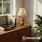 Carica immagine nel visualizzatore della Galleria, Pawdia Figurina Animale – Lampada da Tavolo in Poliresina per Camera da Letto e Soggiorno