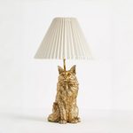 Carica immagine nel visualizzatore della Galleria, Pawdia Figurina Animale – Lampada da Tavolo in Poliresina per Camera da Letto e Soggiorno