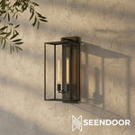 Load image into Gallery viewer, Norell Modern Architectural Style – Wall Lamp for Bedroom or Entryway