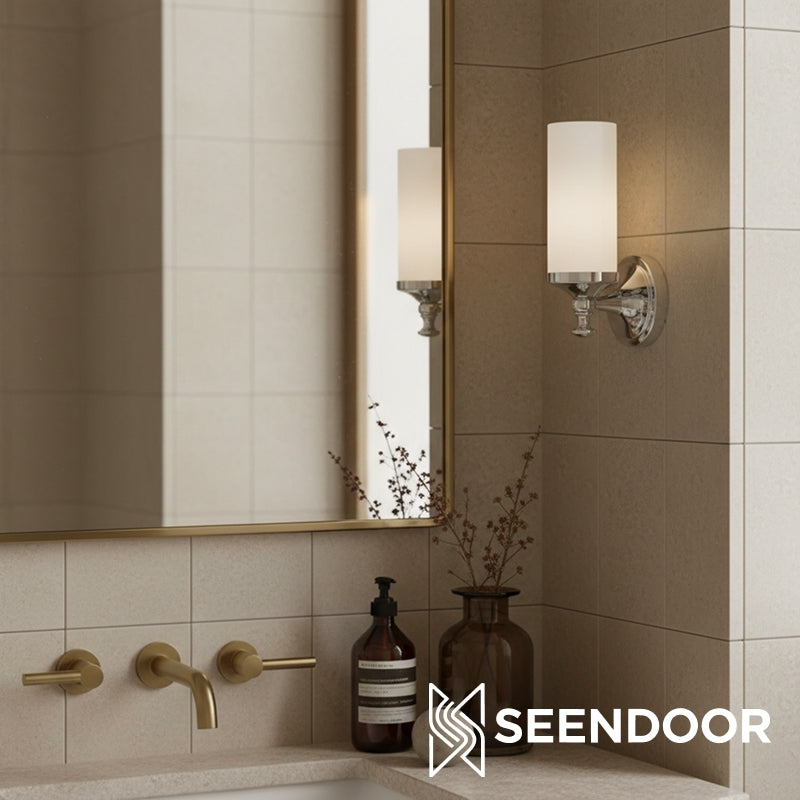 Kalvora Curved Arm Design Modern Wall Sconce for Bedroom & Living Room