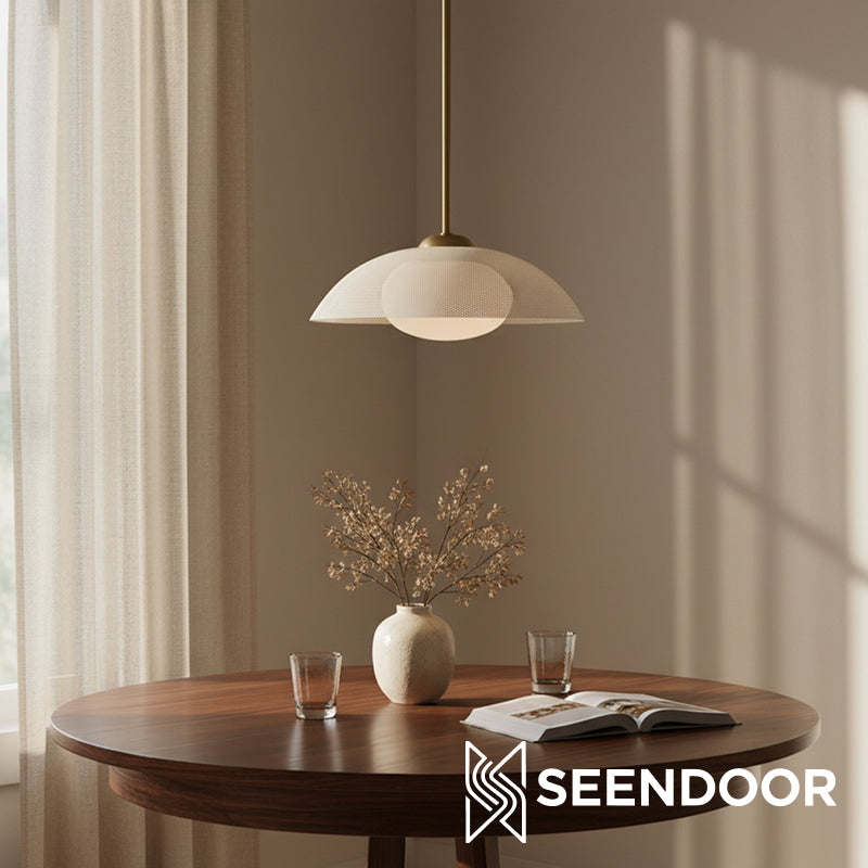 Elorina Perforated Shade Modern Pendant Light for Kitchen & Dining