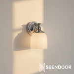 Load image into Gallery viewer, Kalvora Curved Arm Design Modern Wall Sconce for Bedroom &amp; Living Room
