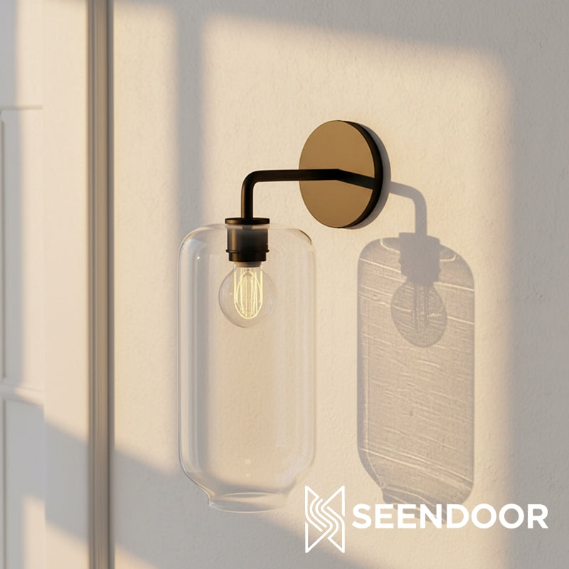 Lumivelle Sculptural Form Contemporary Wall Light for Hallway & Entryway