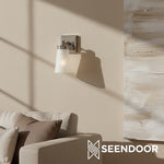 Load image into Gallery viewer, Derlina Classic Multi-head Glass Shade Wall Lamp for Bathroom &amp; Bedroom
