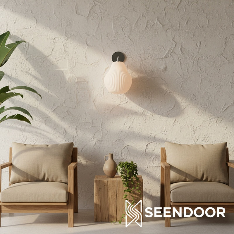 Rivrona Fluted Design Modern Wall Lamp for Entryway & Study