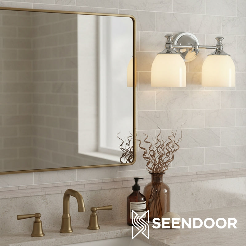 Kalvora Curved Arm Design Modern Wall Sconce for Bedroom & Living Room