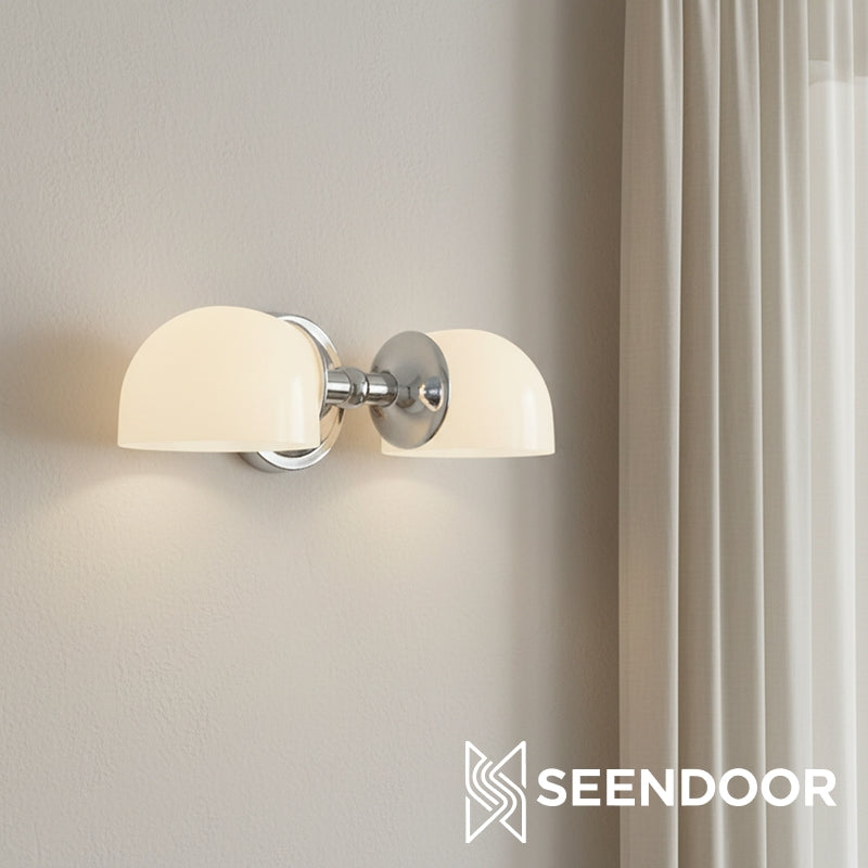 Kalvora Curved Arm Design Modern Wall Sconce for Bedroom & Living Room