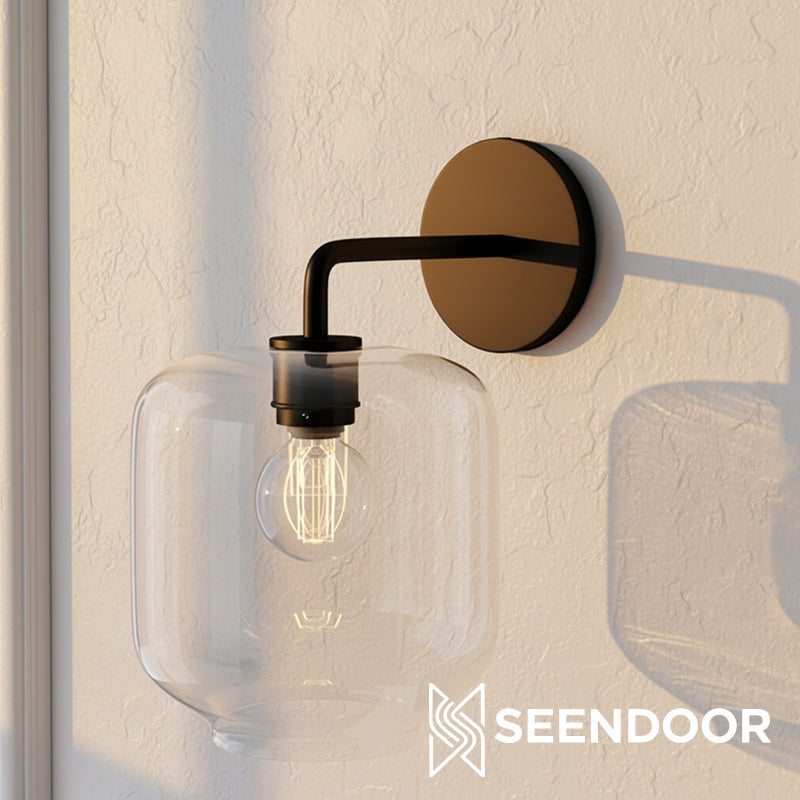 Lumivelle Sculptural Form Contemporary Wall Light for Hallway & Entryway