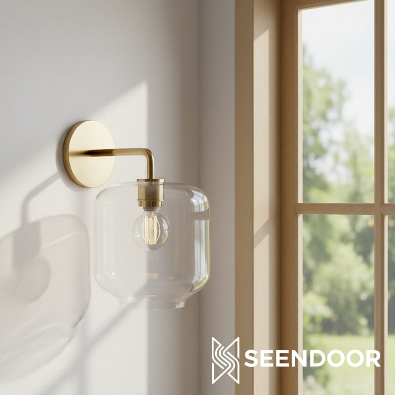 Lumivelle Sculptural Form Contemporary Wall Light for Hallway & Entryway