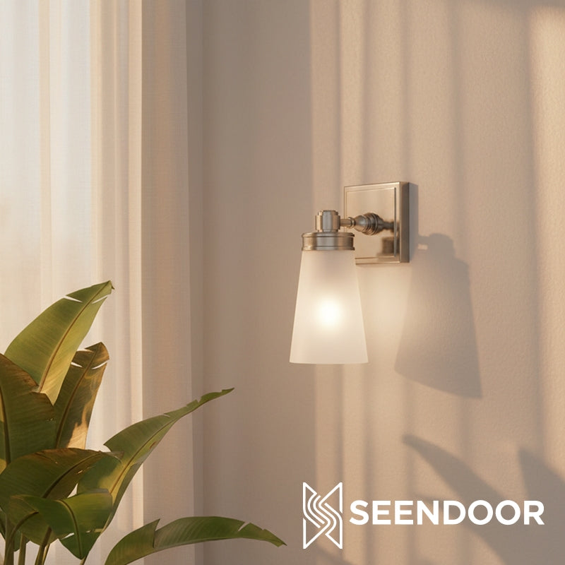 Derlina Classic Multi-head Glass Shade Wall Lamp for Bathroom & Bedroom