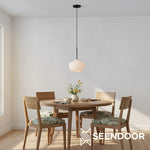Load image into Gallery viewer, Rivrona Ribbed Fluted Modern Pendant Light for Dining &amp; Kitchen
