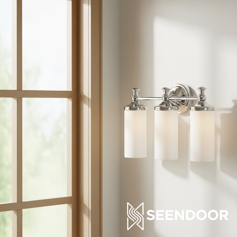 Kalvora Curved Arm Design Modern Wall Sconce for Bedroom & Living Room