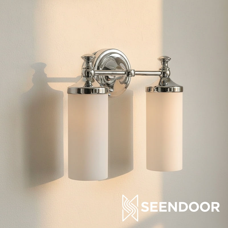 Kalvora Curved Arm Design Modern Wall Sconce for Bedroom & Living Room