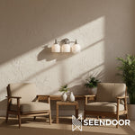 Load image into Gallery viewer, Kalvora Curved Arm Design Modern Wall Sconce for Bedroom &amp; Living Room
