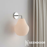 Load image into Gallery viewer, Rivrona Fluted Design Modern Wall Lamp for Entryway &amp; Study
