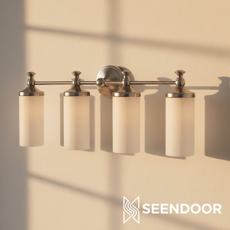 Kalvora Curved Arm Design Modern Wall Sconce for Bedroom & Living Room