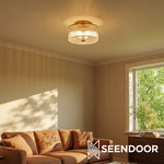 Load image into Gallery viewer, Luminique Clean Edge Modern Flushmount for Office &amp; Entryway
