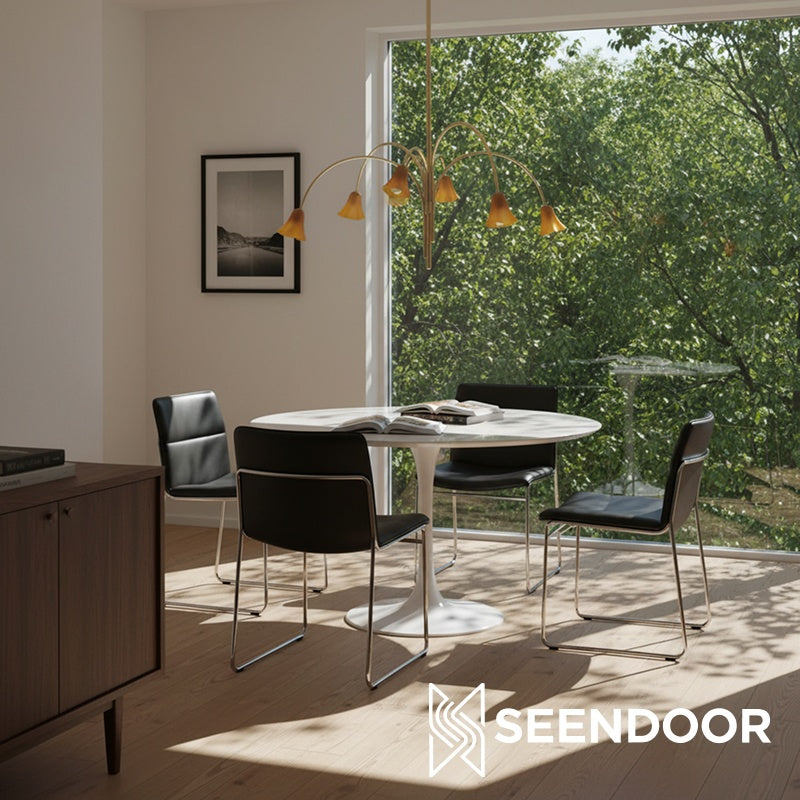 Bellina Sculptural Flower Chandelier for Bedroom and Entryway