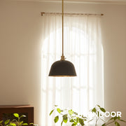 Forvara metalen hanglamp met paal - belvormige diffuser ontwerp voor keukeneilanden