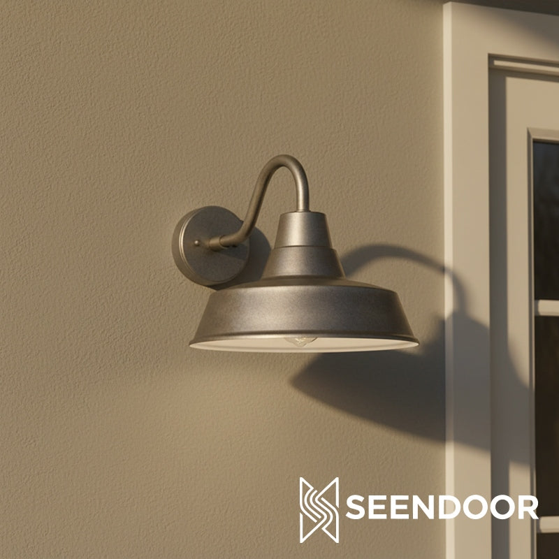 Korvi Buiten Metalen Wandlamp - Aluminium Tin Wandlamp