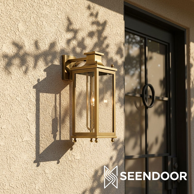 Yolvira Buitenmuurlamp Sconce - Veelzijdige Metalen Lantaarn