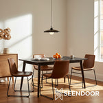 Afbeelding laden in galerijweergave, Forvara metalen paal hanglamp - boerderijstijl verstelbare eilandverlichting
