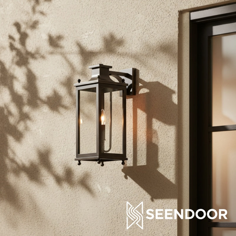 Yolvira Buitenmuurlamp Sconce - Veelzijdige Metalen Lantaarn