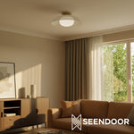 Load image into Gallery viewer, Elorina Dome Shade Contemporary Ceiling Light for Kitchen &amp; Bathroom
