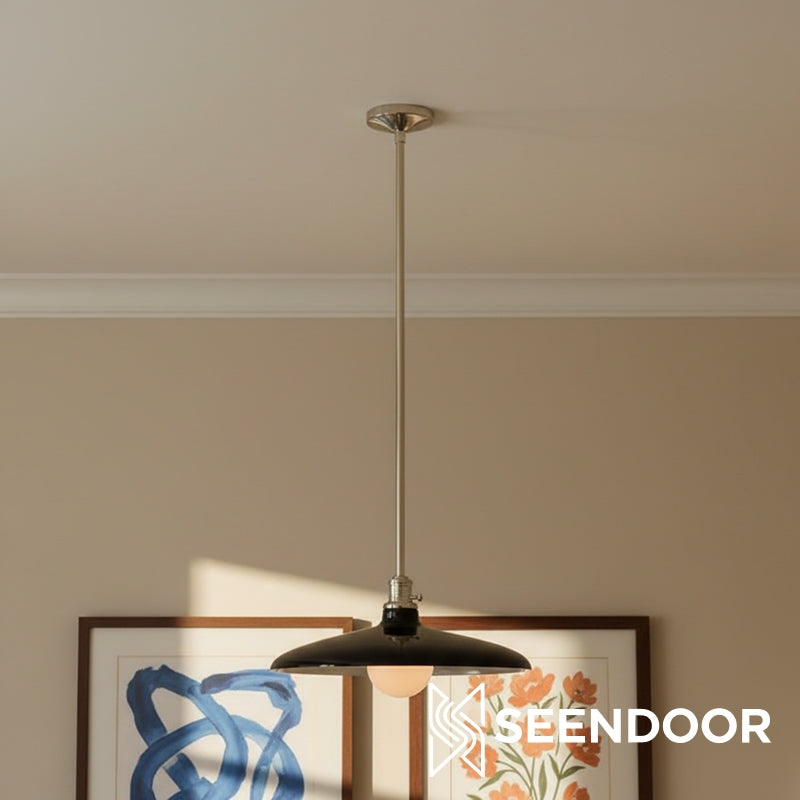 Forvara metalen paal hanglamp - boerderijstijl verstelbare eilandverlichting