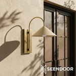 Load image into Gallery viewer, Conique Metal Arch Wall Sconce - Minimalist Light for Modern Interiors