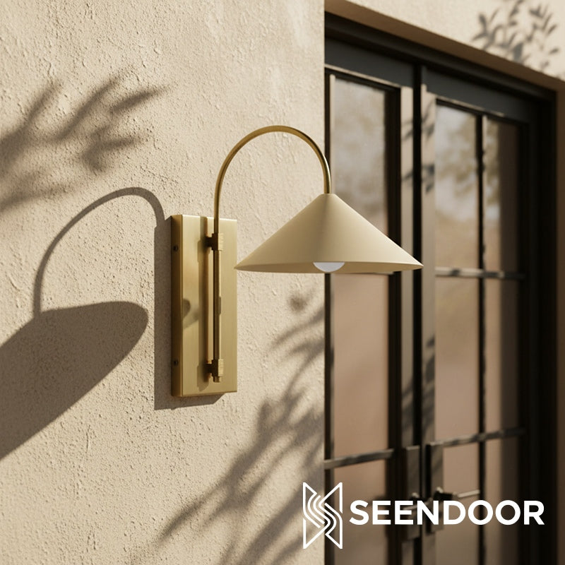 Conique Metal Arch Wall Sconce - Minimalist Light for Modern Interiors