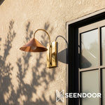 Load image into Gallery viewer, Conique Metal Arch Wall Sconce - Minimalist Light for Modern Interiors