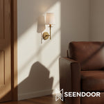 Load image into Gallery viewer, Rowan Classic Drum Modern Wall Sconce for Bedroom &amp; Living Room
