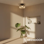 Load image into Gallery viewer, Luminique Clean Edge Modern Flushmount for Office &amp; Entryway
