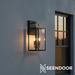 Afbeelding laden in galerijweergave, Ferrix Industriële IJzeren Buitenmuurlamp - Verlichting Stijlvolle Exterieur Glasverlichting
