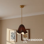 Cargar imagen en el visor de la galería, Lámpara colgante con pantalla floral Bellina Iluminación decorativa para el hogar