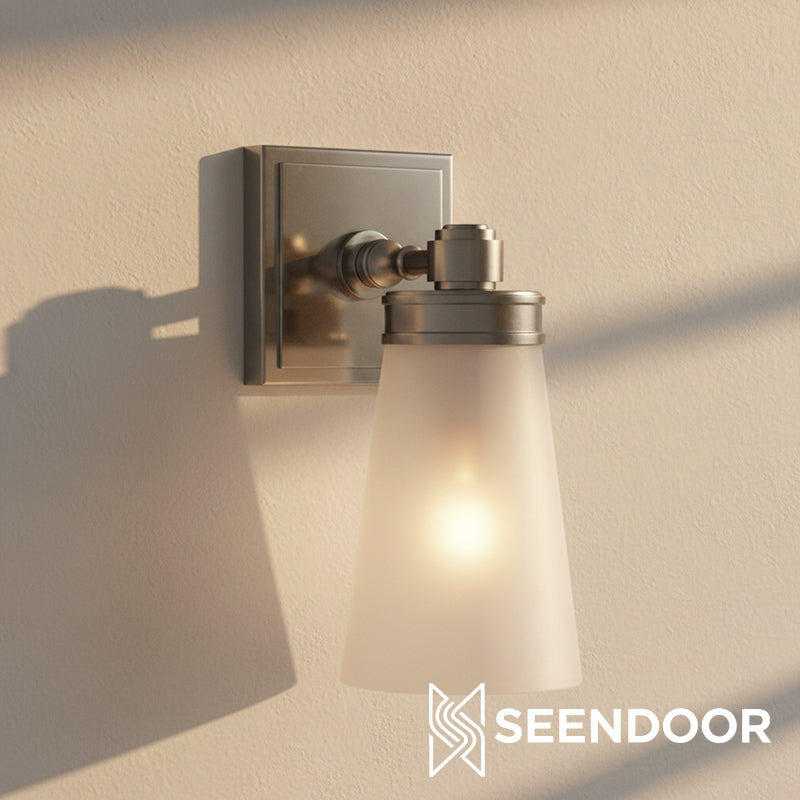 Derlina Classic Multi-head Glass Shade Wall Lamp for Bathroom & Bedroom