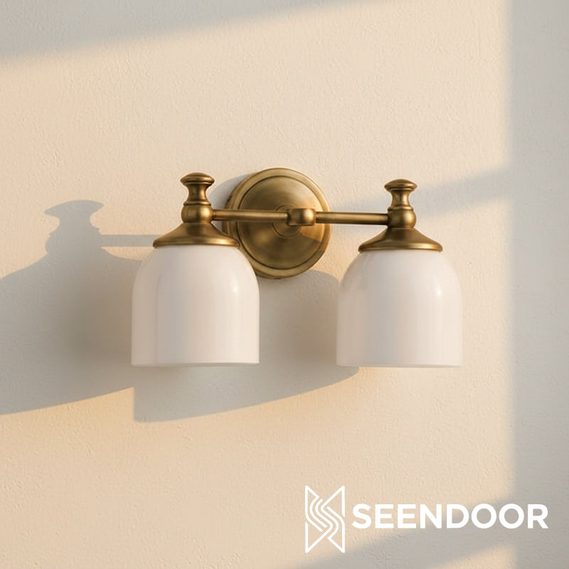 Kalvora Curved Arm Design Modern Wall Sconce for Bedroom & Living Room