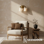 Load image into Gallery viewer, Derlina Classic Multi-head Glass Shade Wall Lamp for Bathroom &amp; Bedroom
